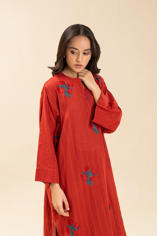 2 PIECE EMBROIDERED NENO KARA SUIT (PRET)