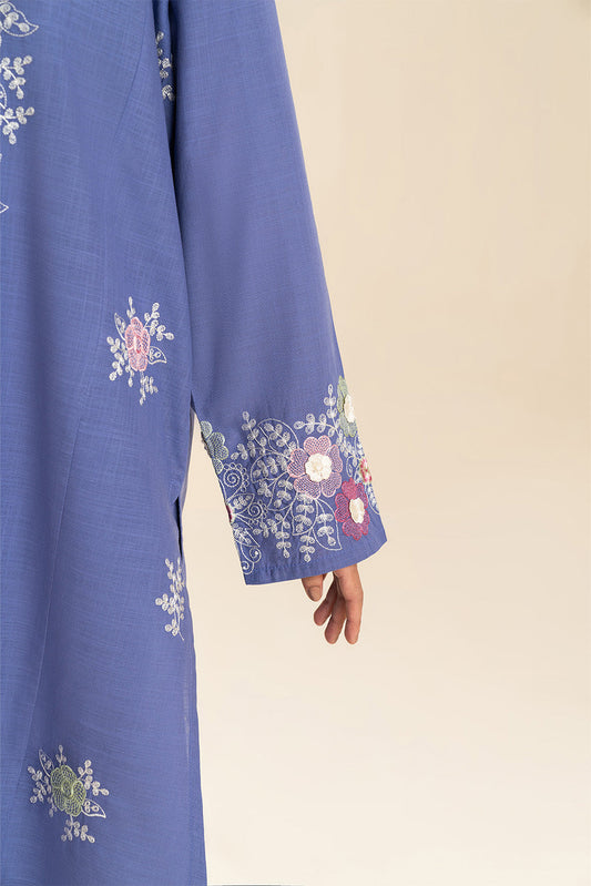 2 PIECE EMBROIDERED TWO WAY SLUB SUIT (PRET)