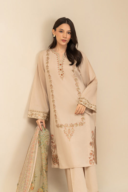 2 PIECE EMBROIDERED LAWN SUIT (PRET)