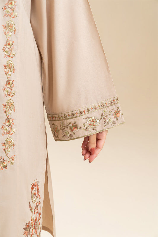 3 PIECE EMBROIDERED LAWN SUIT (PRET)
