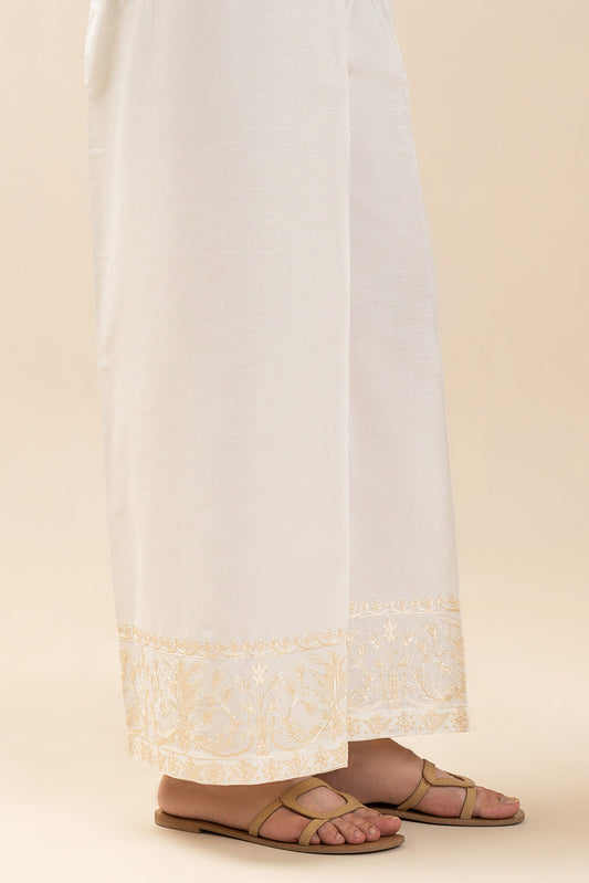 EMBROIDERED CULOTTE PANTS