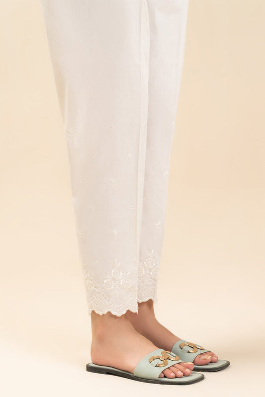 EMBROIDERED STRAIGHT PANTS