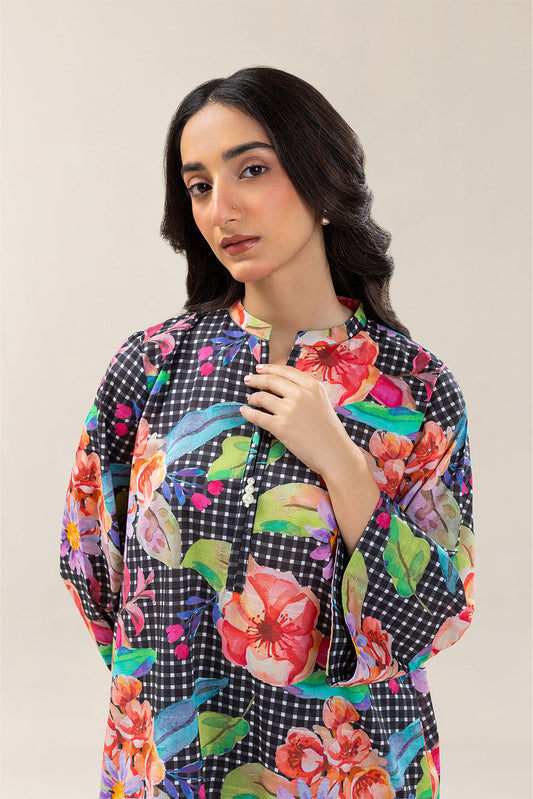 PRINTED DORIA LAWN SHIRT (PRET)