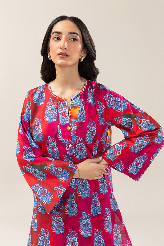 PRINTED DORIA LAWN SHIRT (PRET)
