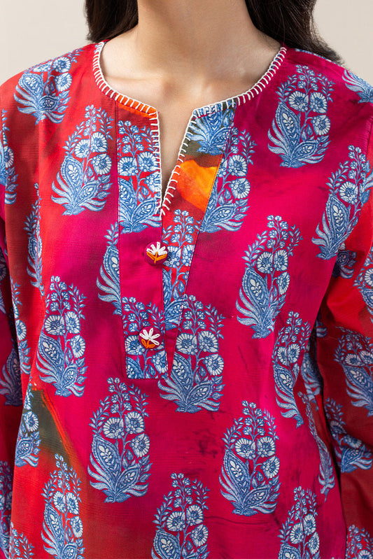 PRINTED DORIA LAWN SHIRT (PRET)