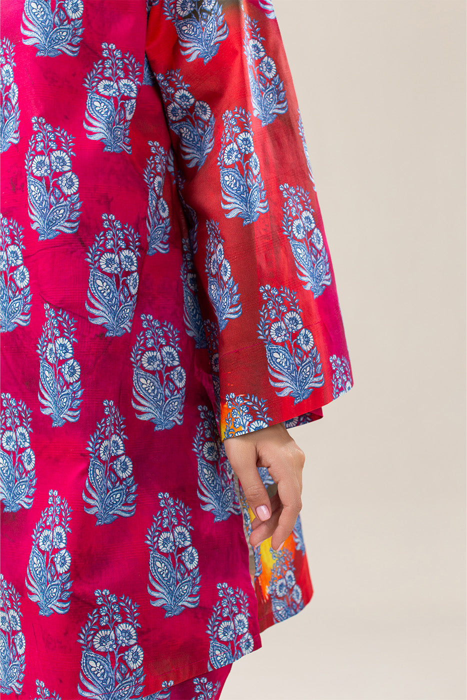 PRINTED DORIA LAWN SHIRT (PRET)