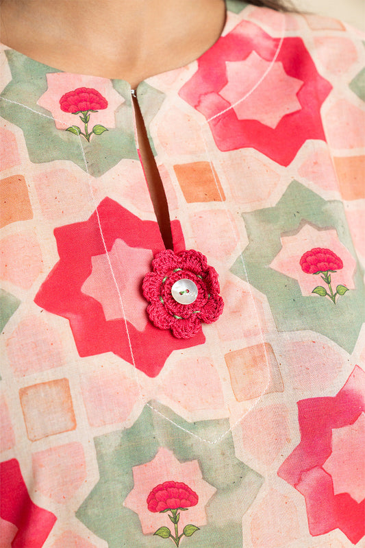 2 PIECE PRINTED LAWN SUIT (PRET)