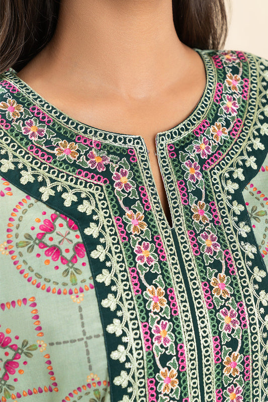 2 PIECE PRINTED LAWN SUIT (PRET)