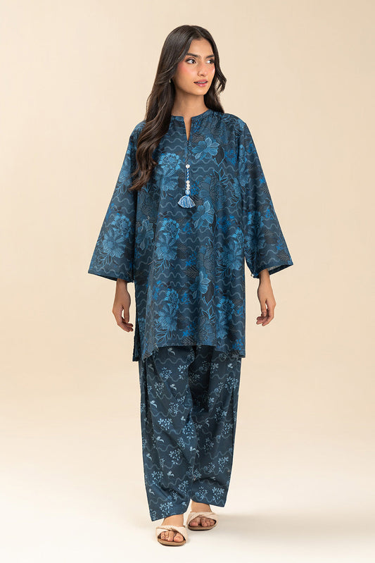 2 PIECE PRINTED LAWN SUIT (PRET)