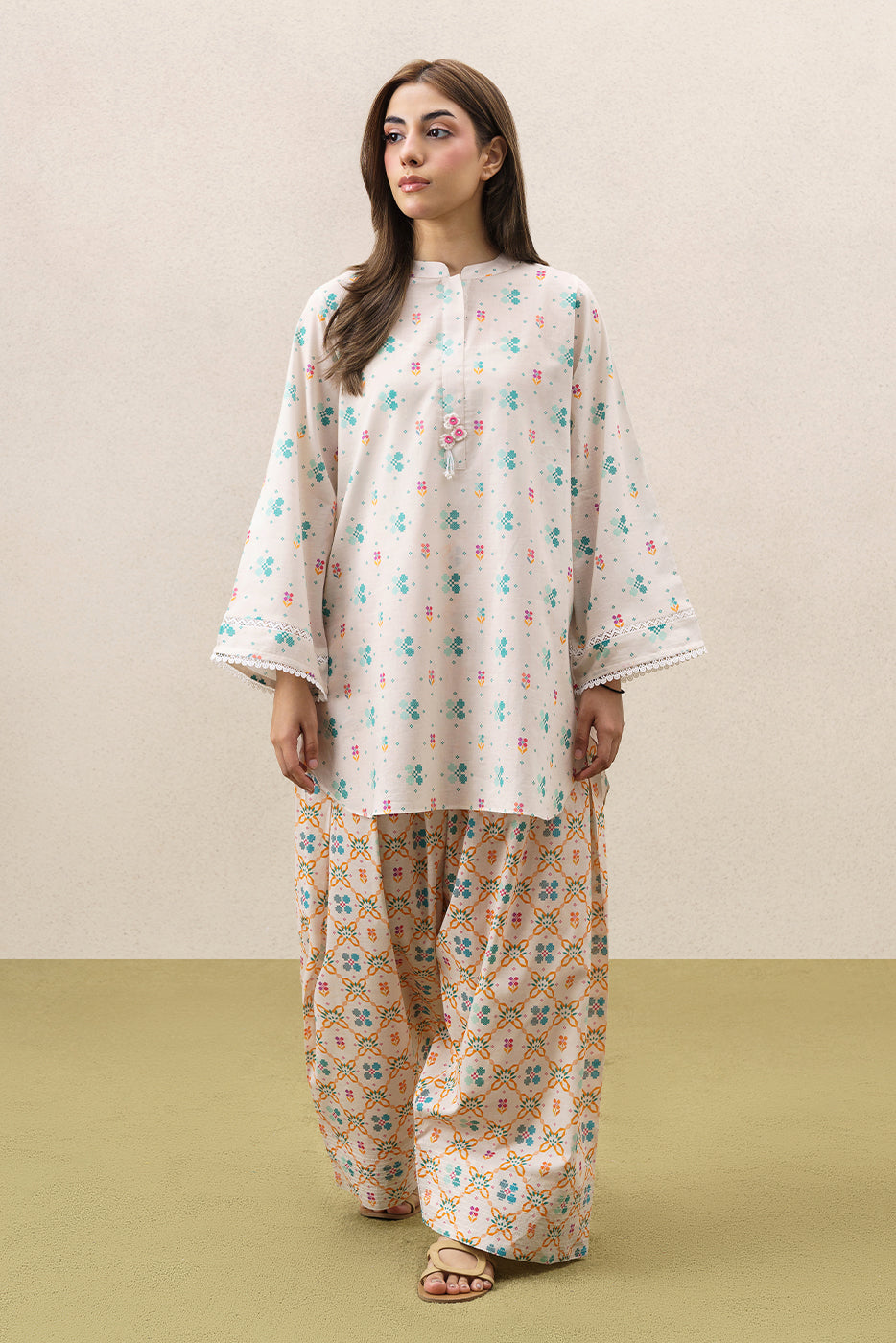 PRINTED LAWN SHIRT (PRET)