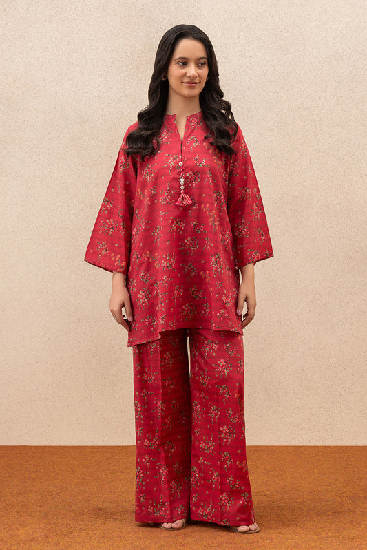 2 PIECE PRINTED LAWN SUIT (PRET)