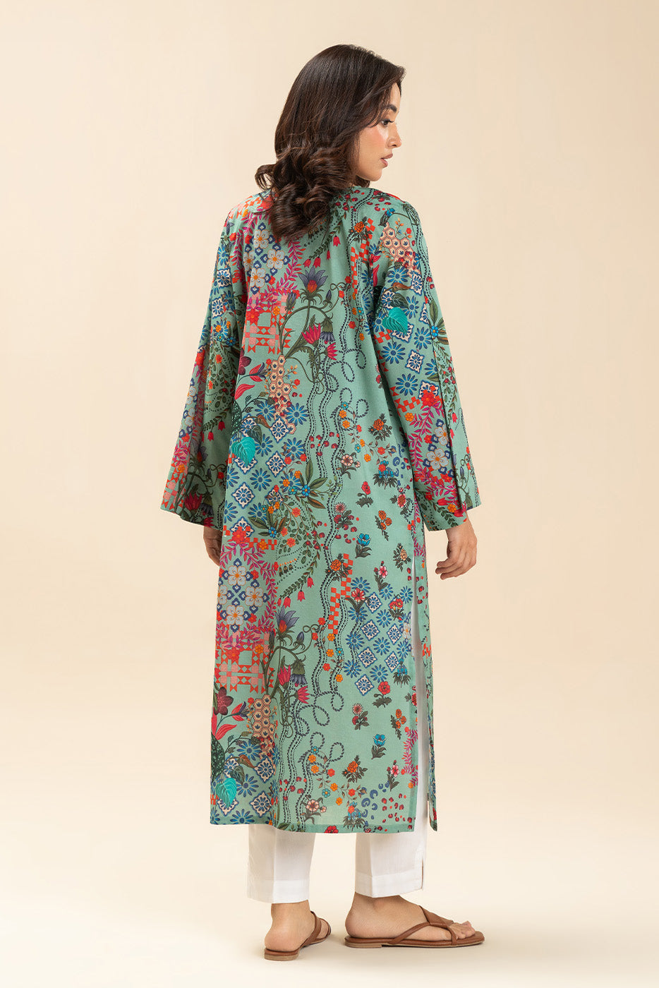 PRINTED LAWN SHIRT (PRET)