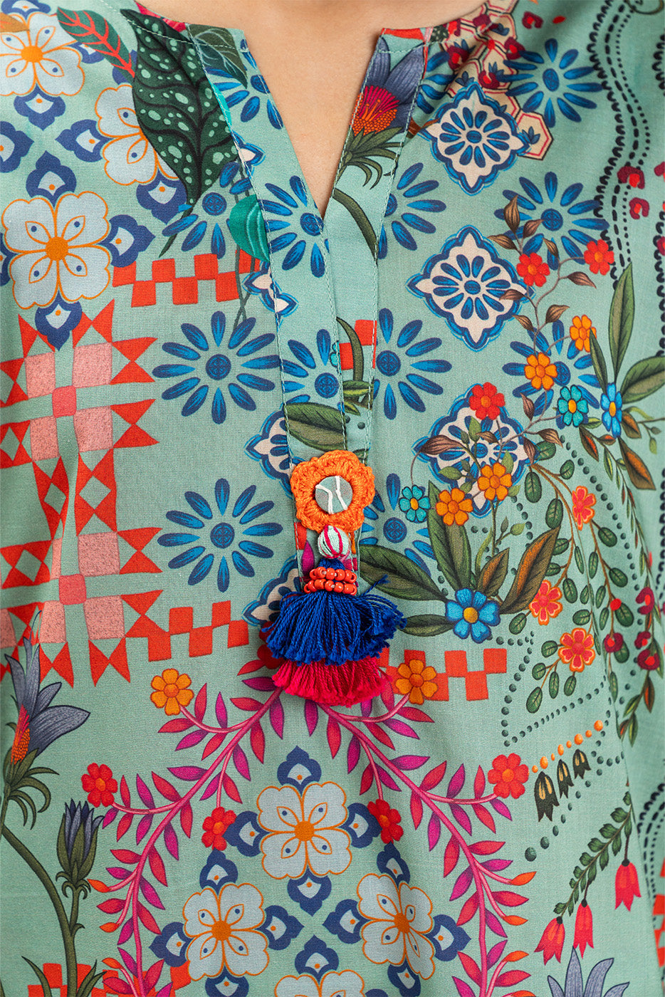 PRINTED LAWN SHIRT (PRET)