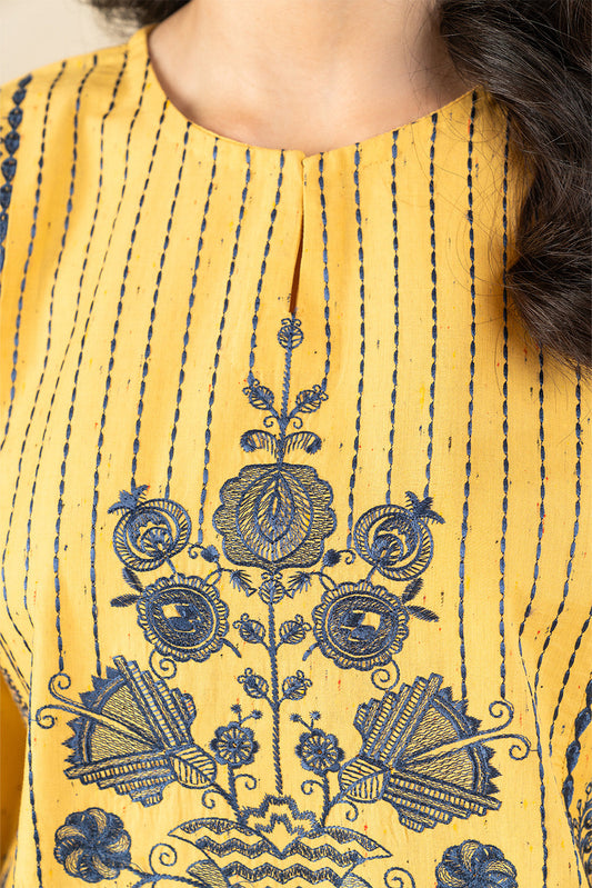 2 PIECE EMBROIDERED MULTI NEPS SUIT (FLOW)
