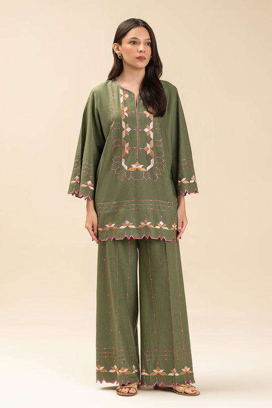 2 PIECE EMBROIDERED MULTI NEPS SUIT (FLOW)