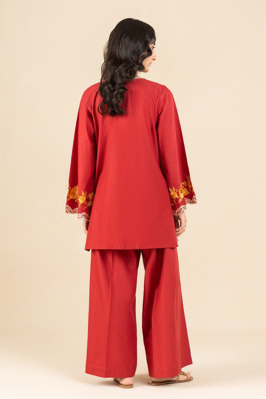 2 PIECE EMBROIDERED MULTI NEPS SUIT (FLOW)