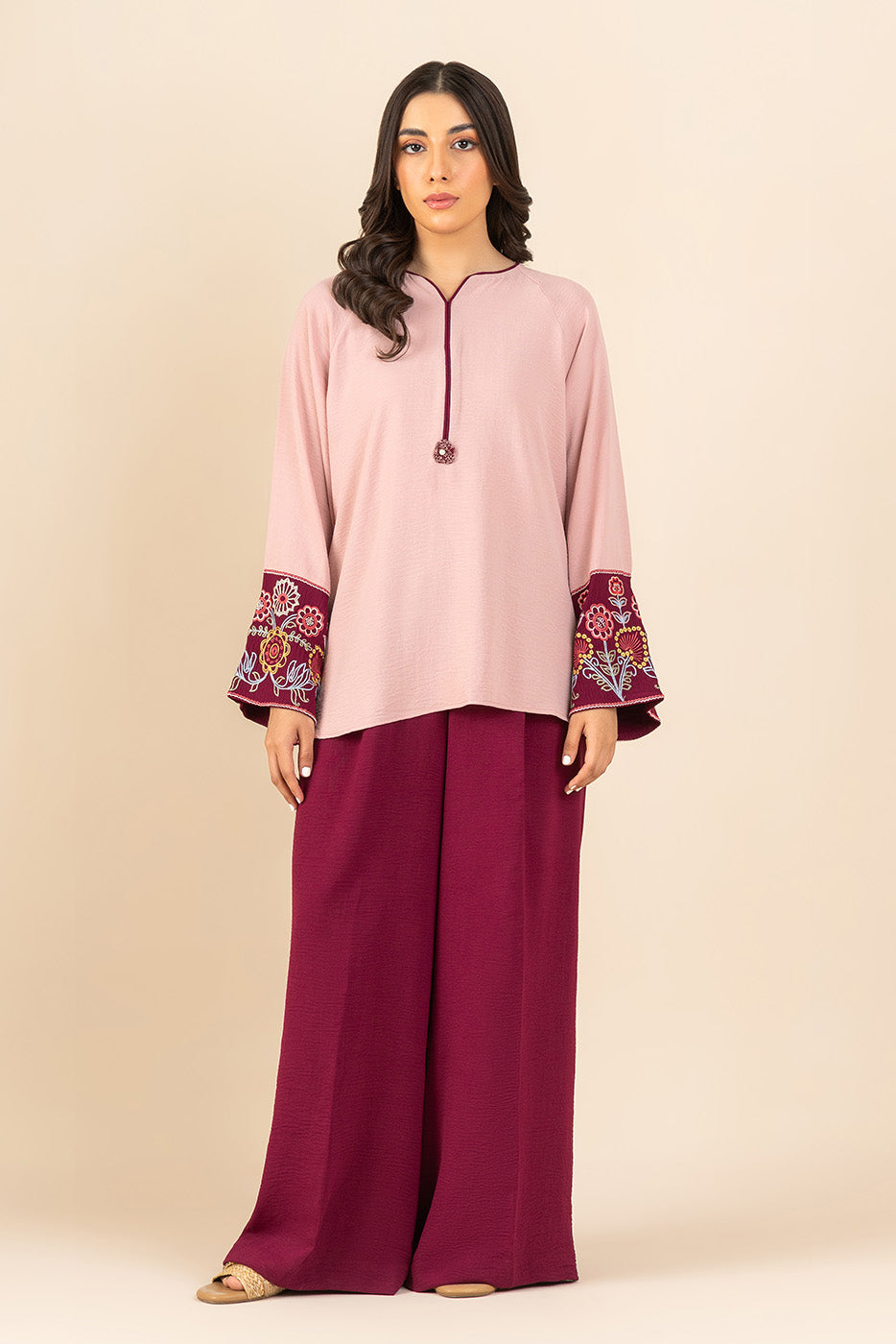 EMBROIDERED CO-ORD SET