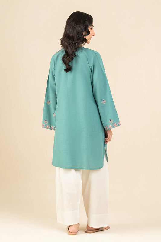 EMBROIDERED SLUB COTTON TOP (FLOW)