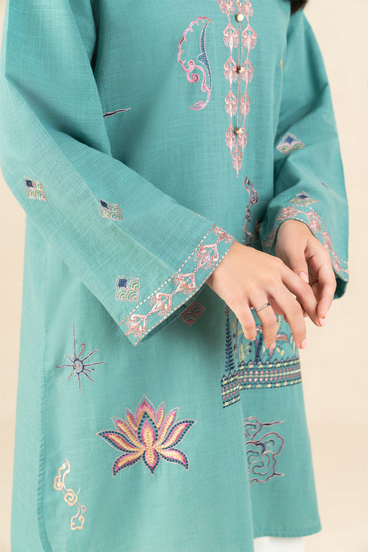EMBROIDERED SLUB COTTON TOP (FLOW)