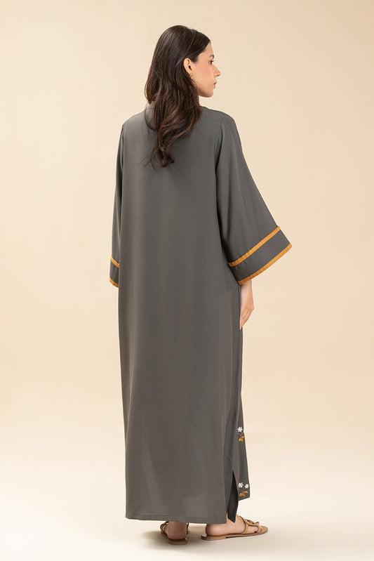 EMBROIDERED YARN DYED DRESS (FLOW)
