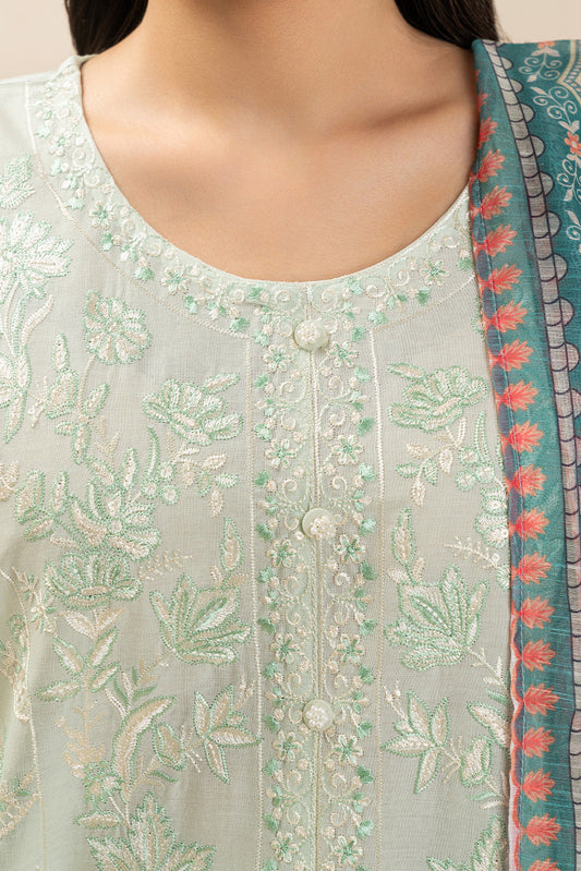 3 PIECE EMBROIDERED LAWN SUIT (HIGH CASUAL)