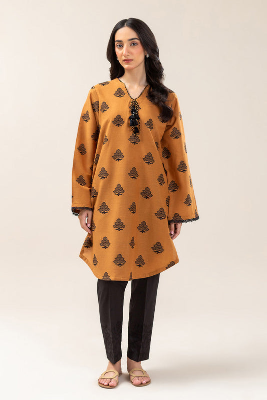 SOLID JACQUARD SHIRT (PRET)