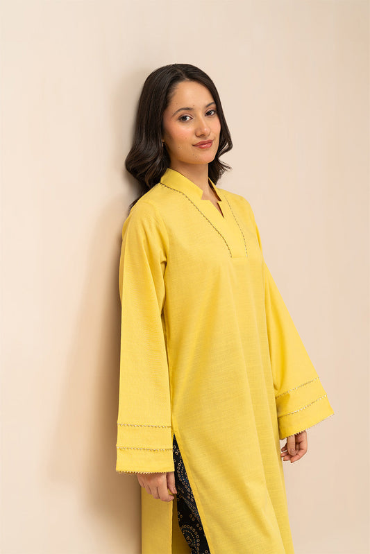 2 PIECE SOLID SLUB SUIT (PRET)