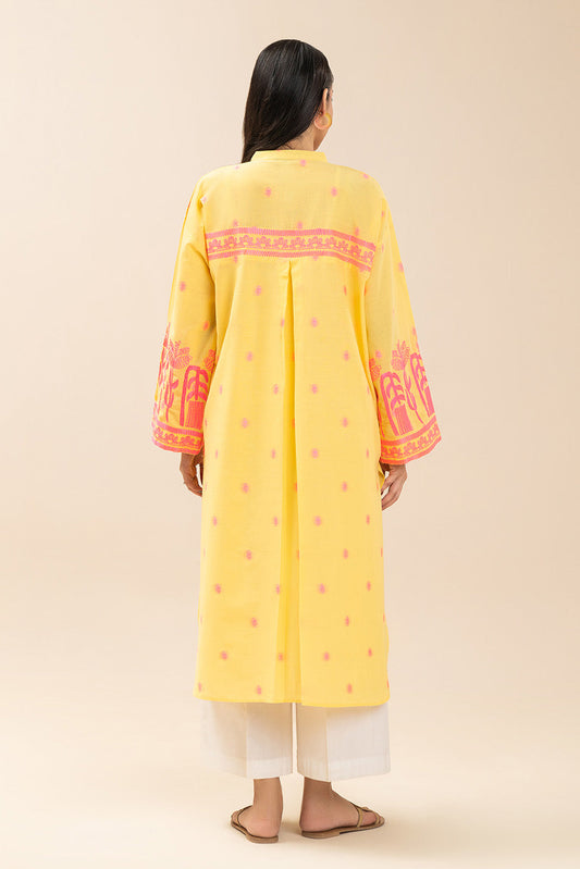EMBROIDERED JACQUARD SHIRT (PRET)