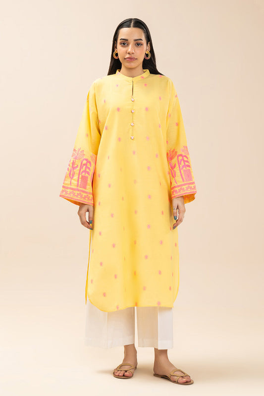 EMBROIDERED JACQUARD SHIRT (PRET)