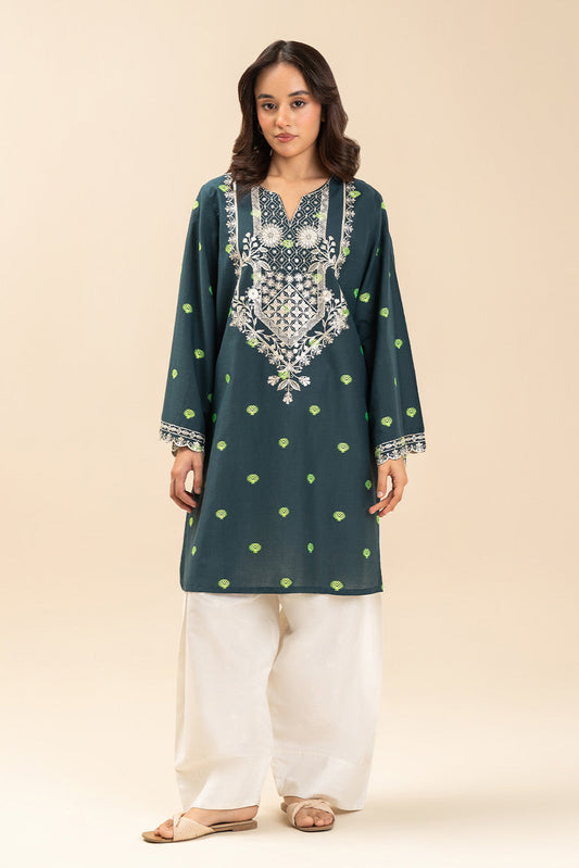 EMBROIDERED JACQUARD SHIRT (PRET)