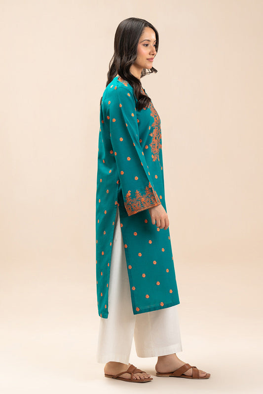 EMBROIDERED JACQUARD SHIRT (PRET)