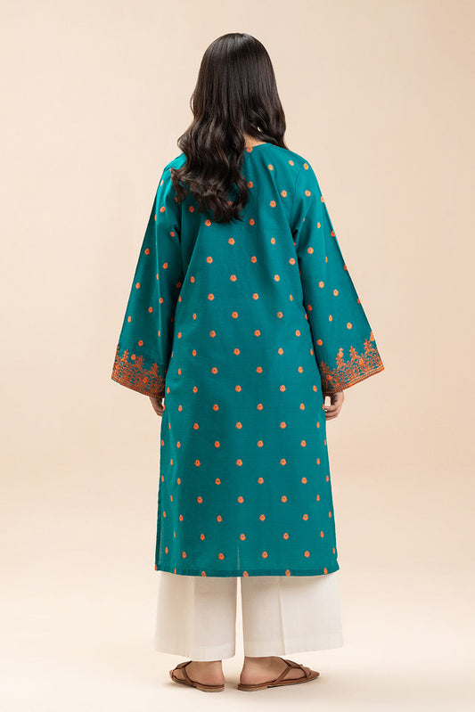 EMBROIDERED JACQUARD SHIRT (PRET)