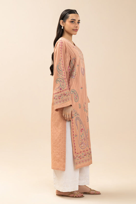 EMBROIDERED JACQUARD SHIRT (PRET)