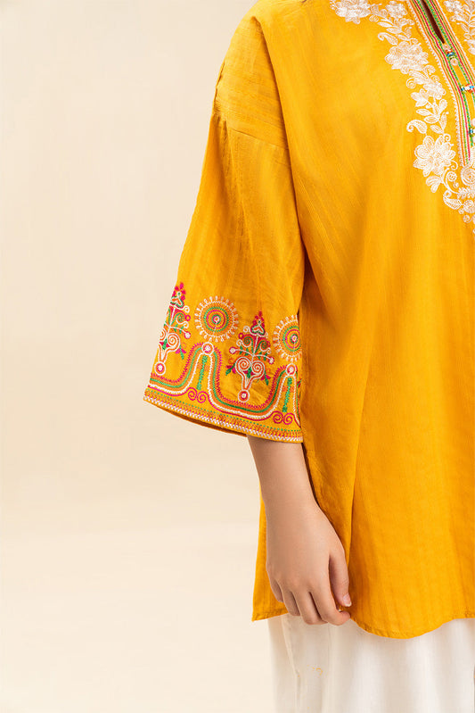 EMBROIDERED DORIA SHIRT (PRET)