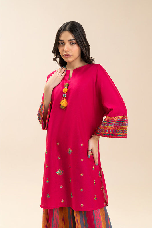2 PIECE EMBROIDERED DORIA SUIT (PRET)
