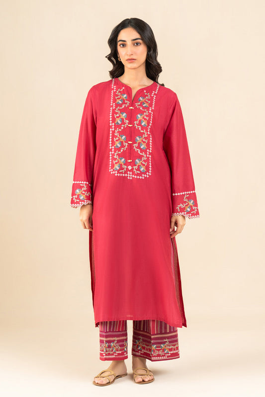 2 PIECE EMBROIDERED DORIA SUIT (PRET)