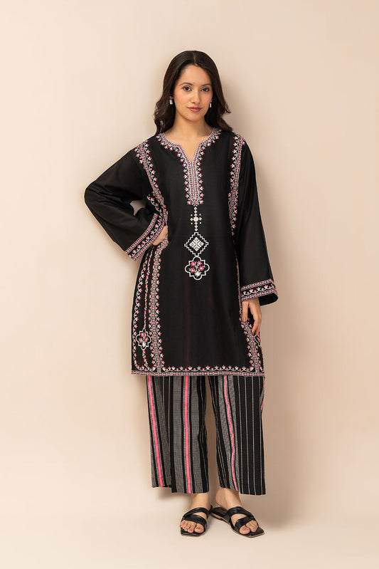 2 PIECE EMBROIDERED DORIA SUIT (PRET)