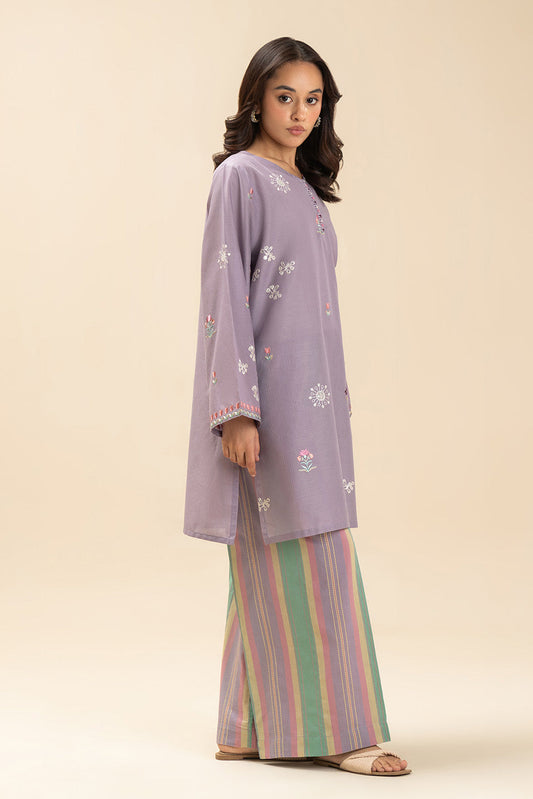 2 PIECE EMBROIDERED DORIA SUIT (PRET)