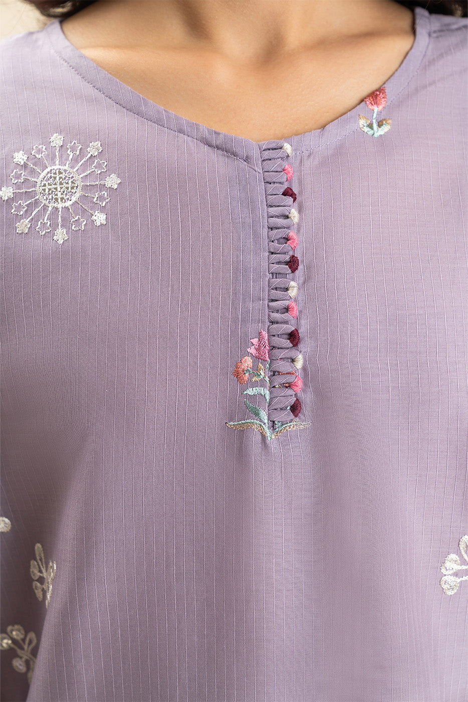 EMBROIDERED DORIA SHIRT (PRET)