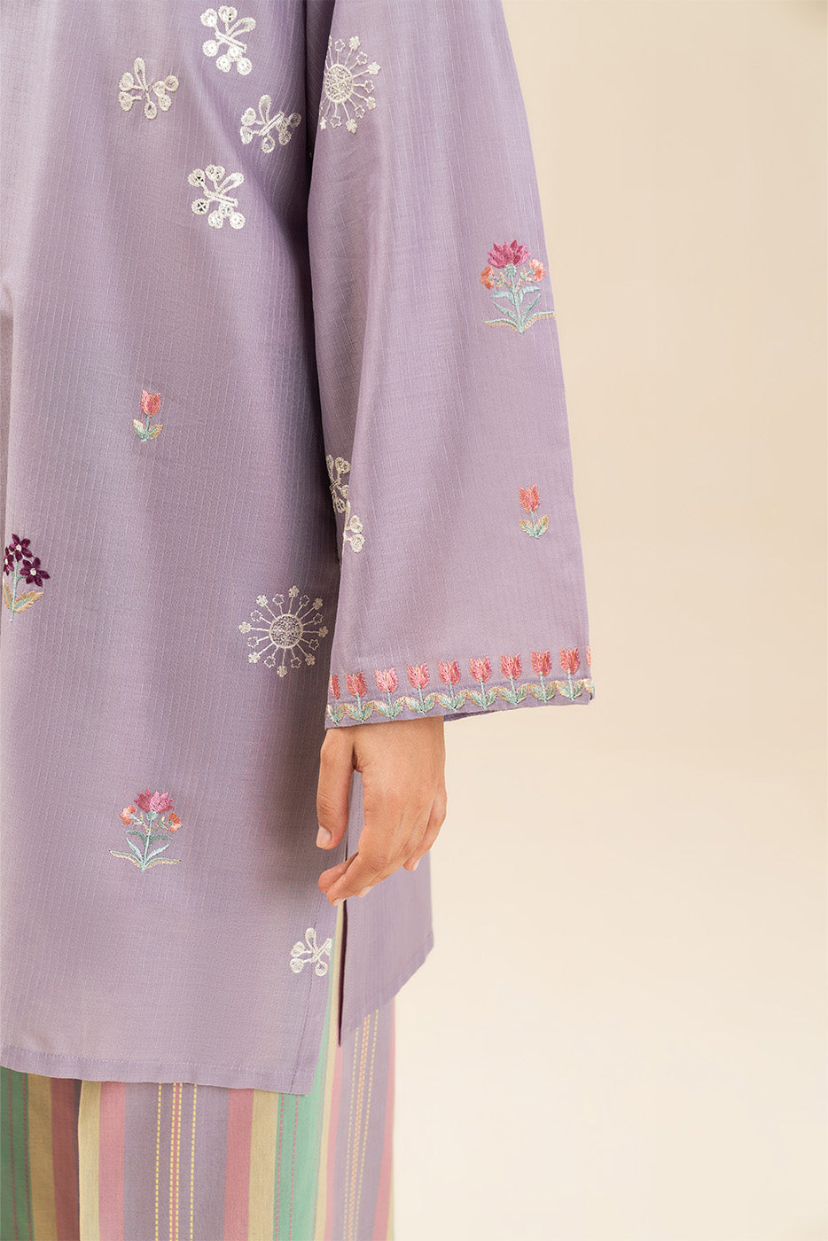 EMBROIDERED DORIA SHIRT (PRET)