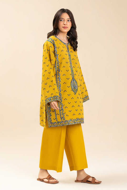2 PIECE EMBROIDERED BROCHIA JACQUARD SUIT (PRET)