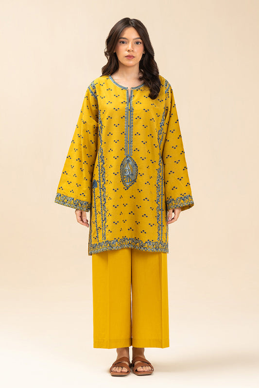2 PIECE EMBROIDERED BROCHIA JACQUARD SUIT (PRET)