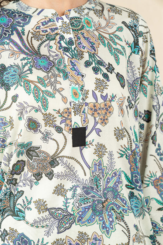 PRINTED LAWN SHIRT (PRET)