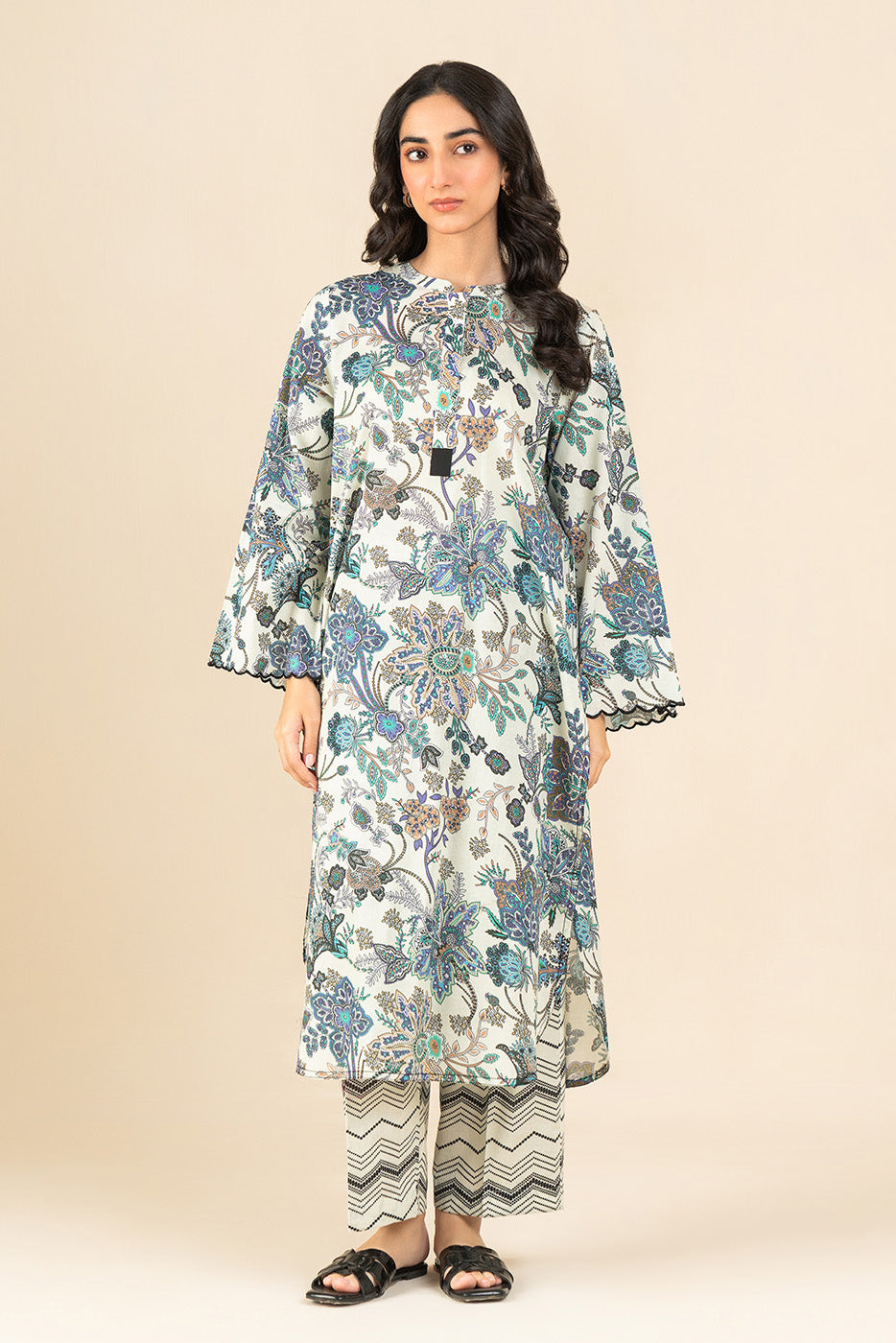 PRINTED LAWN SHIRT (PRET)