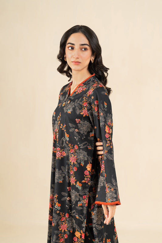 PRINTED TWO WAY SLUB SHIRT (PRET)