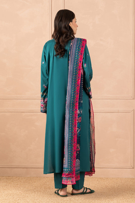 3 PIECE EMBROIDERED LAWN SUIT (HIGH CASUAL)