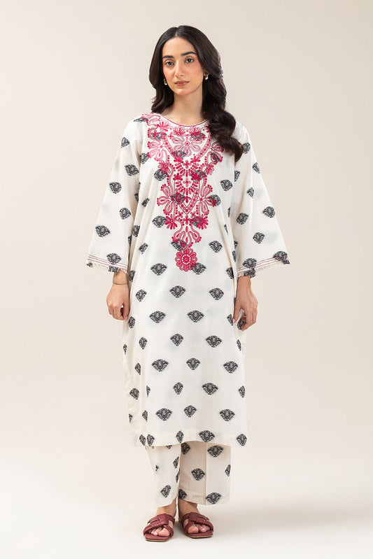 2 PIECE SOLID JACQUARD SUIT (PRET)