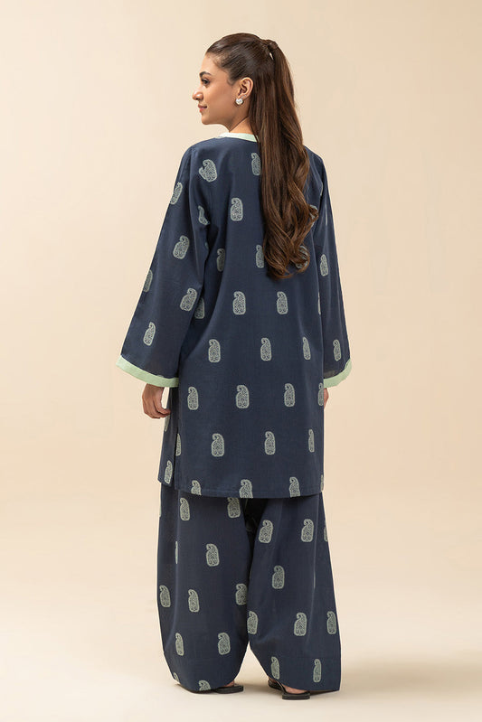 2 PIECE SOLID JACQUARD SUIT (PRET)