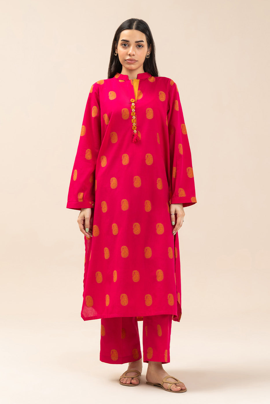 2 PIECE BASIC JACQUARD SUIT (PRET)