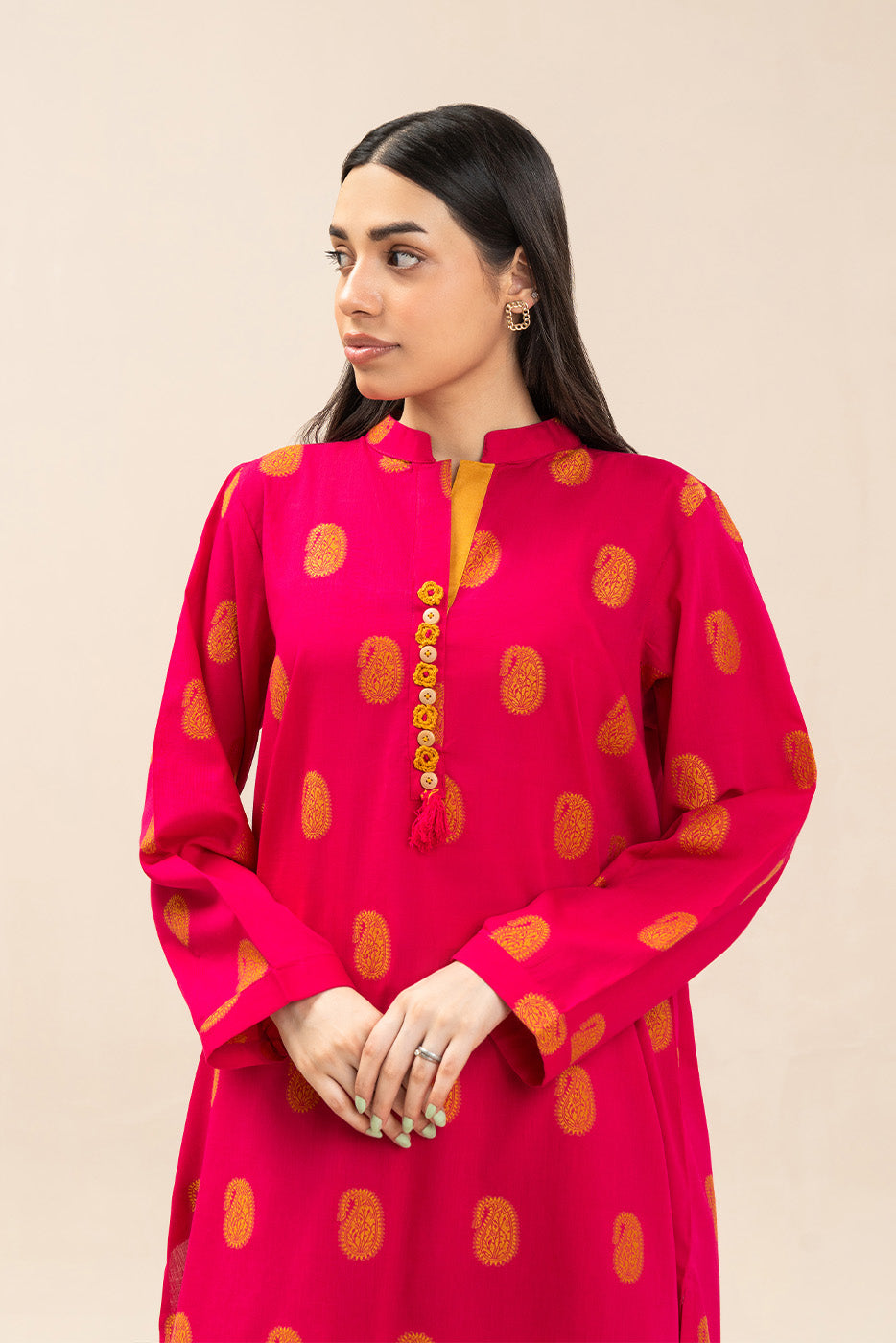 2 PIECE BASIC JACQUARD SUIT (PRET)
